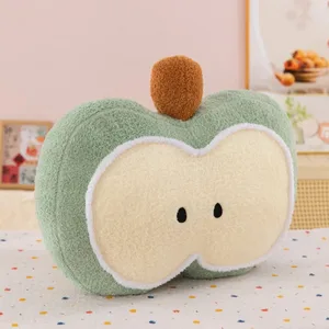 Oreiller créatif en peluche de fruits, coussin de couchage en peluche doux, coussin de siège de bureau pour salon, canapé-lit