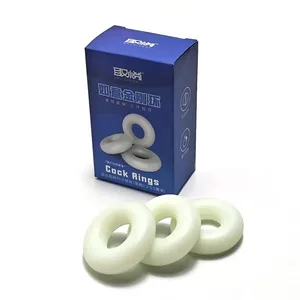 3pcs 남근 수탉 반지 남자를위한 성인 용품 18 + 지연 사정 성인 섹스 토이 초보자를위한 다기능 오래 지속되는 Cockring