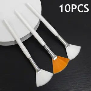 3-10pcs Practical Facial Brushes DIY Face Mask Brush Set Soft Fan Makeup Brushes Cosmetics Tools for Women Beauty Makeup Brushes