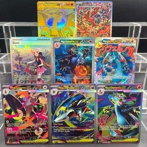 DIY Collection Cards Mega X ex Phantasmal Flames EN Samostatně vyrobená jediná karta Klasická hra Anime Card Gift Toy