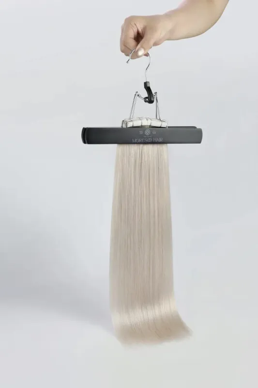 Moresoo Ταινία Διπλής Όψης σε Εξτένσιον Μαλλιών 100% Πραγματικό Φυσικό Μεταξένιο Μαλλιά 20 ΤΕΜ. 40 ΤΕΜ. Ξανθιά Ταινία Αυτοκόλλητα Extensions