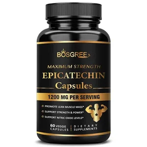 Cápsulas de epicatequina - Síntesis de proteínas Capacidad atlética Fuerza y ​​soporte muscular magro - Suplementos inhibidores de carnosina