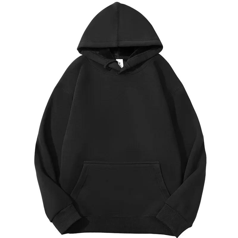 Customize Your Brand Logo Autumn Winter Mens Hoodies High-quality Heavy Weight Cotton Sweatshirt DIY Team Clothing Customization