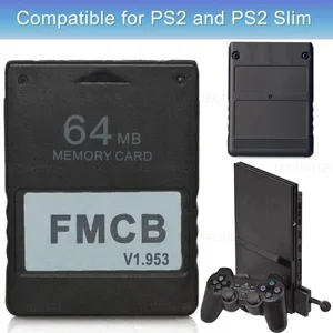 Libreng McBoot Memory Card Para sa Sony PS2/PS2 Slim Console Para sa Playstation 2 8MB/16MB/32MB/64MB OPL MC Boot para sa PS2 Accessories