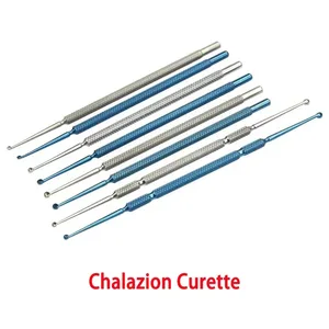 Uso non medico Chalazion Curette Manico più spesso Bordo affilato Taglio delicato Strumenti di riparazione domestica Ciao Occhio