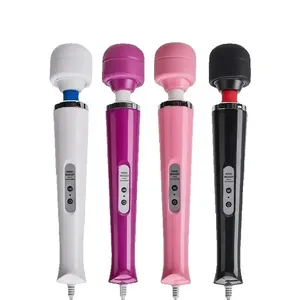 Jucării sexuale pentru adulți Vibrator AV Baghetă magică puternică Masaj cu stimulare la punctul G Vibratoare pentru clitoris Jucării sexuale pentru femei MasturbareBLACKWOLF Nou 10 viteze Baghetă magică de masaj Stick de masaj cu baghetă magică Vibratoare AV Jucării sexuale sexy pentru femei Eur