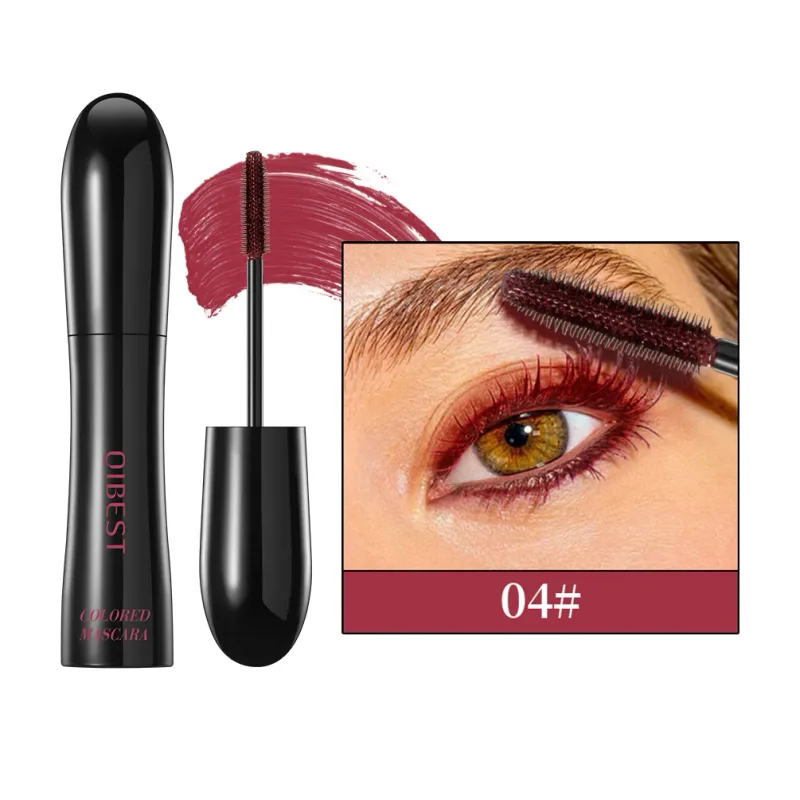 ریمل قهوه ای شکلاتی اکستنشن مژه فرفری رنگارنگ ضد آب با خشک شدن سریع بلند کننده چشم مژه های مشکی آرایش ماندگار