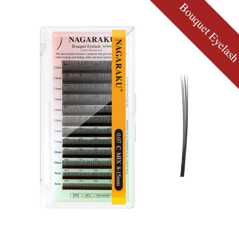 Bouquet Eyelash Extensions 5D Russia Volume Spike Anime Effect Flower Shape for Eye Beauty