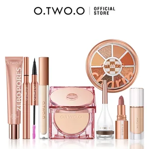 O.TWO.O 9 sztuk pełny makijaż podkład do twarzy podkład baza tusz do rzęs Eyeliner Pen odcień brwi szminka cień do powiek makijaż dla kobiet