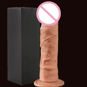 현실적인 남근 딜도 실리콘 초보자 G-Spot 질내 사정 강력한 흡입 컵이있는 항문 딜도 성인 섹스 토이 For 여성 자위