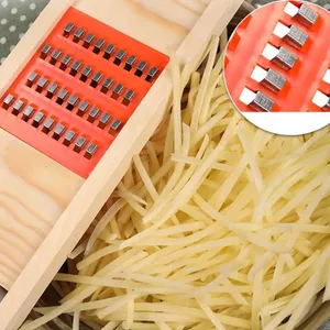 Gỗ Đa Năng Rau Củ Quả Cà Rốt Cầm Tay Xay Thực Phẩm Dụng Cụ Gọt Vỏ Phô Mai Máy Thái Dụng Cụ Nhà Bếp Dưa Leo Khoai Tây Cắt